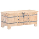 Storage box 90x40x40 cm solid acacia wood
