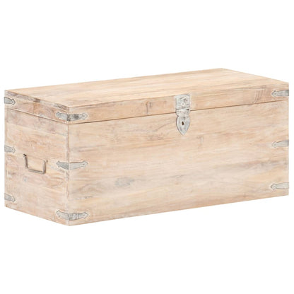 Kist Massief Acaciahout 90 x 40 x 40 cm Lichtbruin