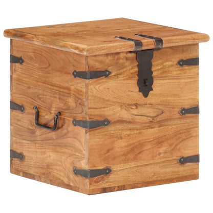 Kist 40x40x40 cm massief acaciahout