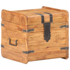 Opbergkist 40x40x40 cm massief acaciahout
