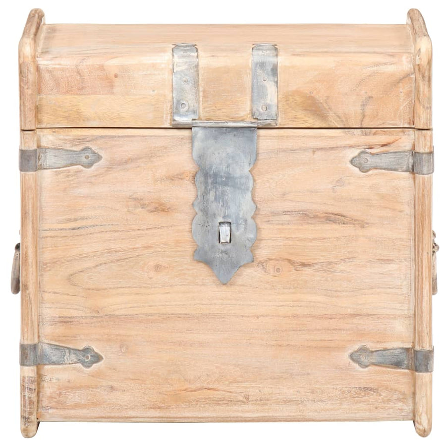 Kist 40X40X40 Cm Massief Acaciahout 40 x 40 x 40 cm Lichtbruin