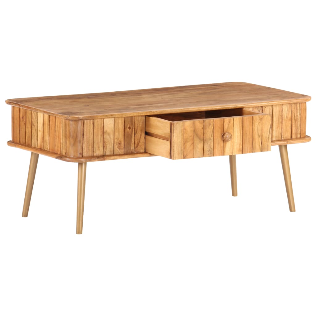 Salontafel 100X50X40 Cm Massief Acaciahout