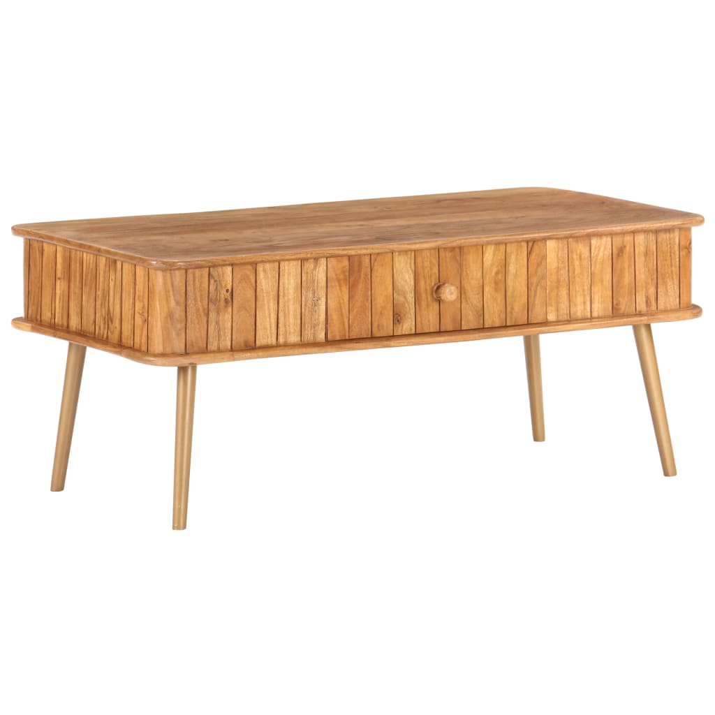 Salontafel 100X50X40 Cm Massief Acaciahout