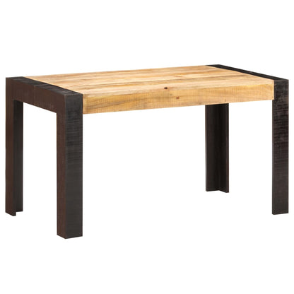 Eettafel Massief Ruw Mangohout 140 x 70 x 76 cm Lichtbruin