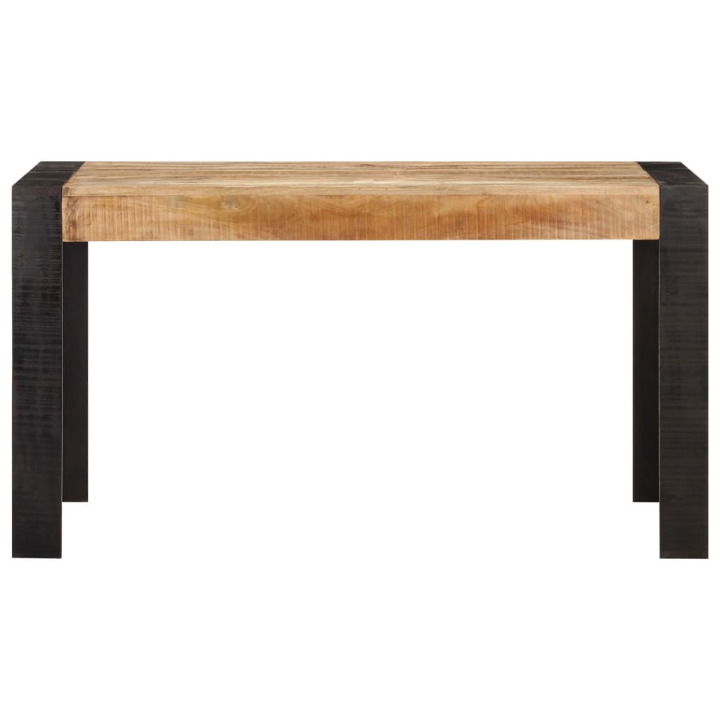 Eettafel Massief Ruw Mangohout 140 x 70 x 76 cm Lichtbruin