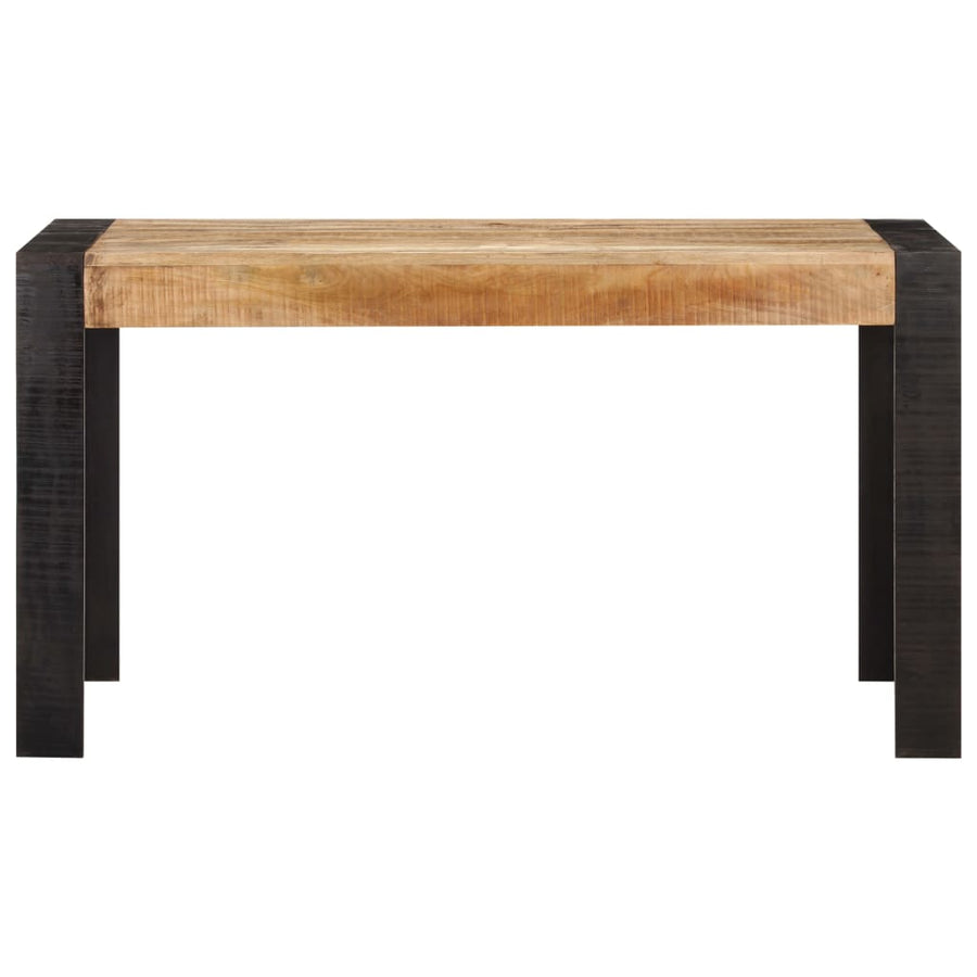 Eettafel Massief Ruw Mangohout 140 x 70 x 76 cm Lichtbruin