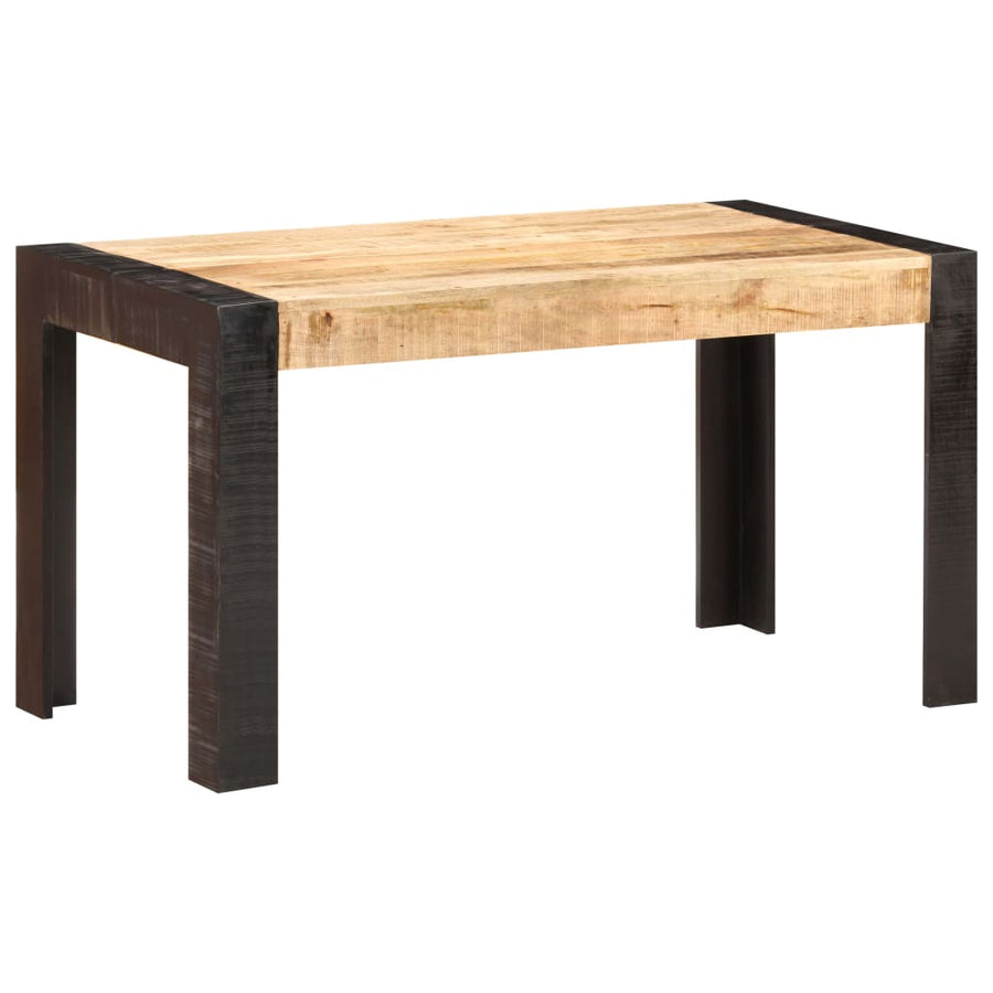 Eettafel Massief Ruw Mangohout 140 x 70 x 76 cm Lichtbruin