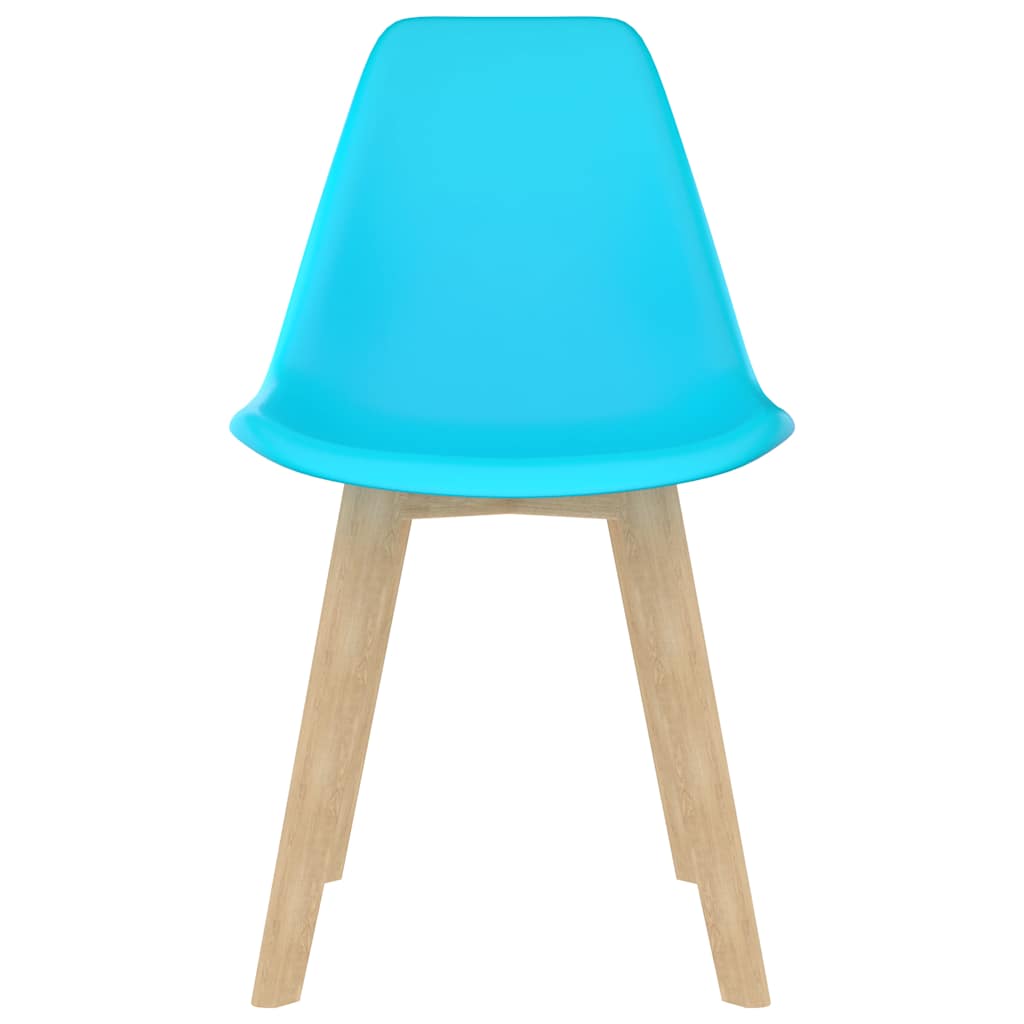 Eetkamerstoelen 4 St Kunststof Blauw 4