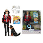 Tienerpop Lucas met hond 31 cm geluid accessoires