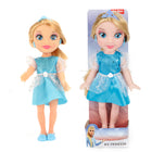 Pop ijsprinses 28 cm blauw