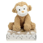 Toi-Toys Plush Monkey + Cuddle Blanket In Gift Box