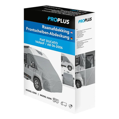 Proplus Raamafdekking Nonwoven Voor Fiat Ducato X250/X290 Grijs