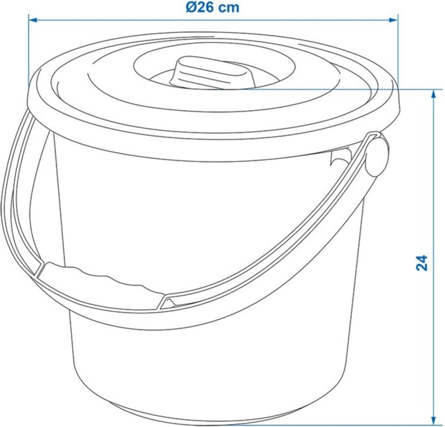 Proplus Emmer 9L Met Deksel