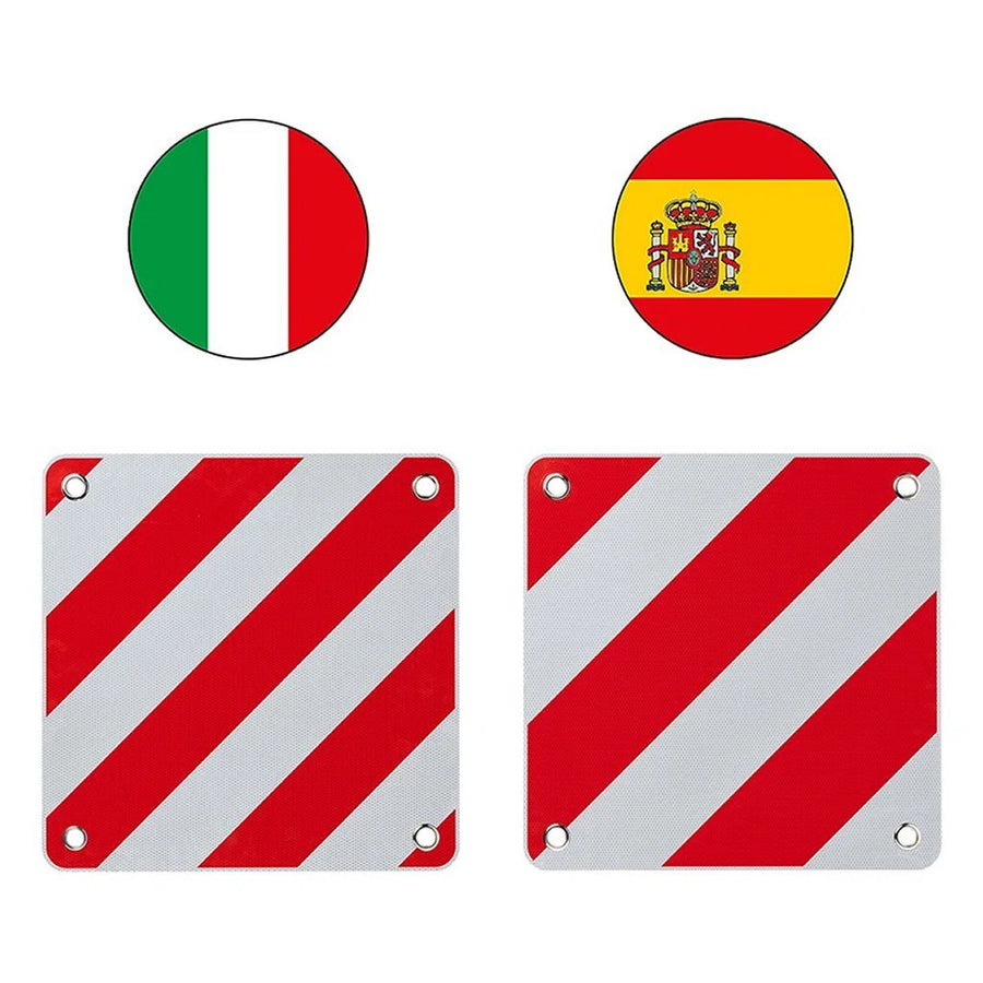 Proplus Markeringsbord Flexibel 50X50 Cm Voor Itali&Euml;/Spanje/Portugal Rood/Wit