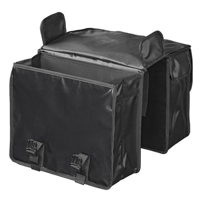 Proplus Fietstas Dubbel 40L Waterdicht Zwart