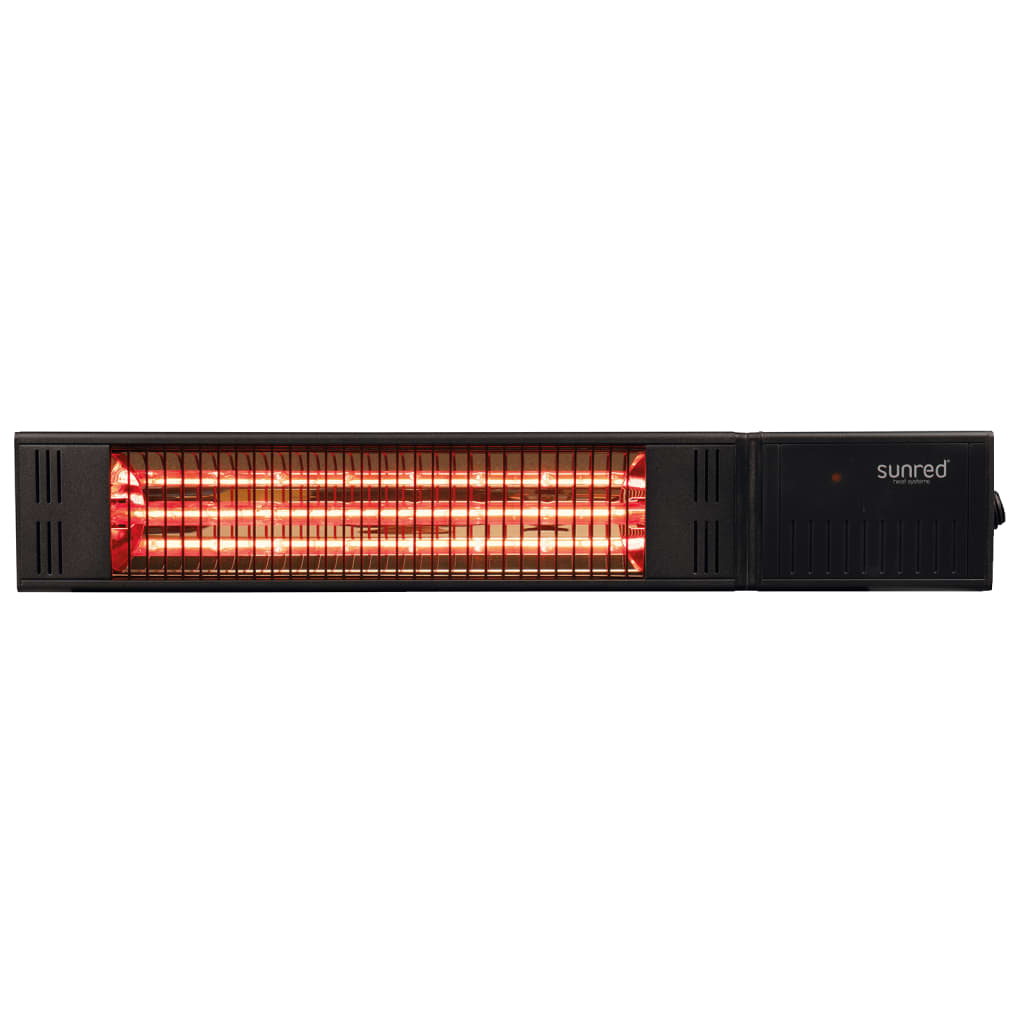 Sunred Wandverwarmer Fortuna 1500 W Rose Gold Zwart