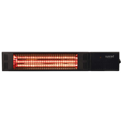 Sunred Wandverwarmer Fortuna 1500 W Rose Gold Zwart