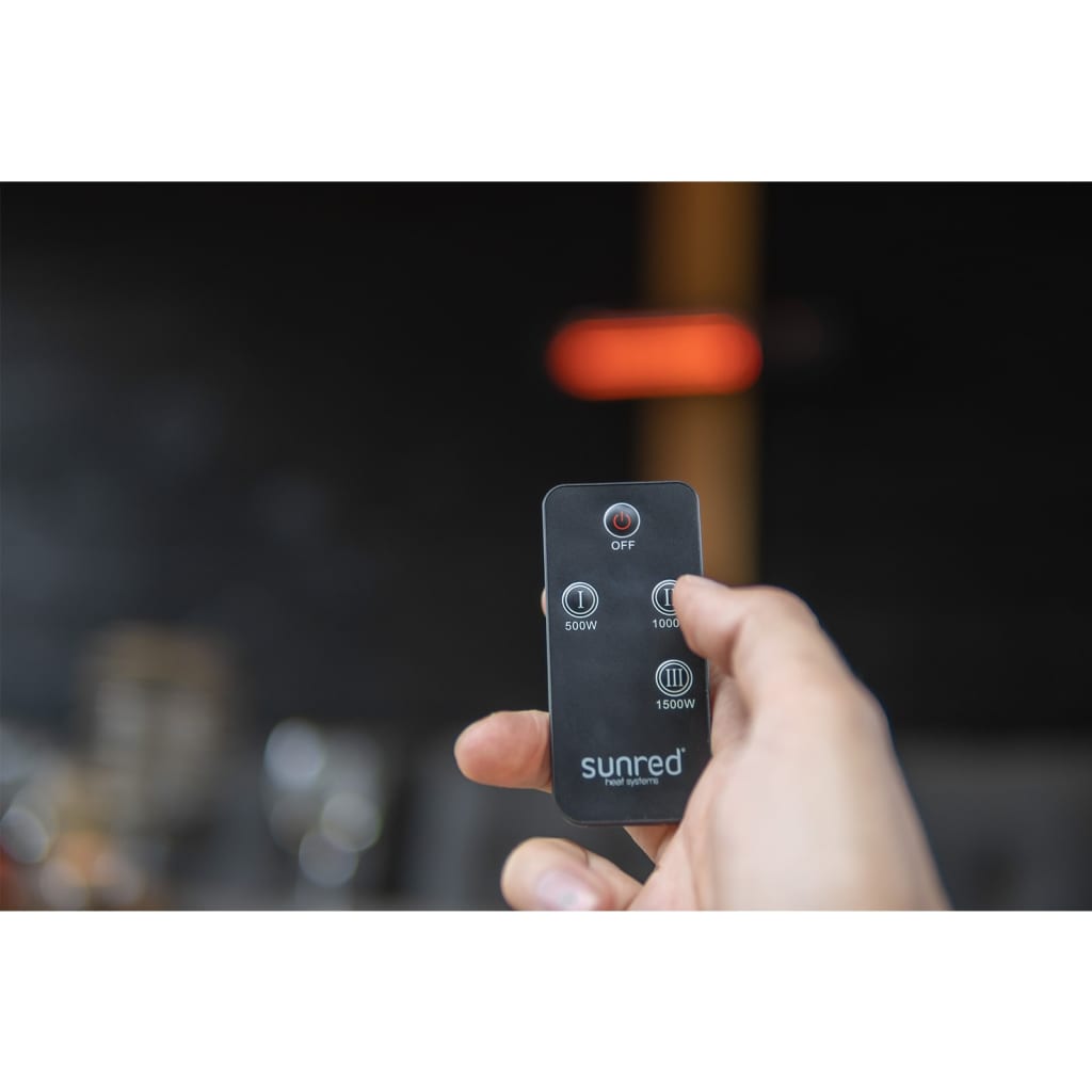 Sunred Wandverwarmer Fortuna 1500 W Rose Gold Zwart