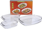 Excellent Houseware Glass Oven Dish Set 3 Pieces