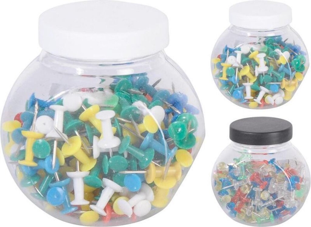 Diversen Punaises/Pushpins 150 Stuks Kleur
