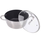Excellent Houseware Pan 24 cm + Glass Lid