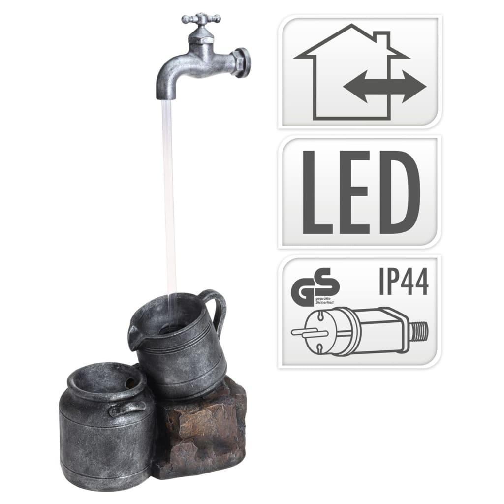 Progarden Fontein Gieter Met Led-Verlichting