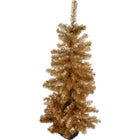 Ambiance Tafelkerstboom 120 Cm Gegalvaniseerd Goudkleurig