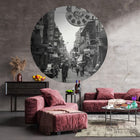 Wallart Behangcirkel Hong Kong The Old Days 142,5 Cm