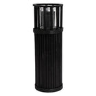 Senza Pillar Tealight Holder 40 Cm Black/Wood