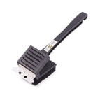 Grillborstel 3in1 zwart/rvs met steel