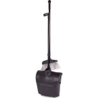 Stoffer en blik 98 cm zwart