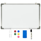 Whiteboard magnetisch 60x40 cm staal