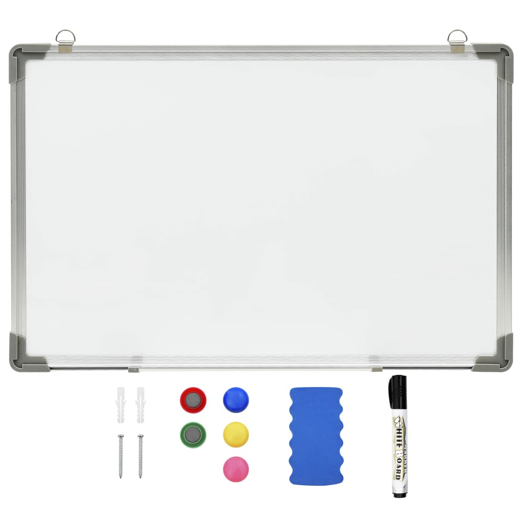 Whiteboard Magnetisch Staal Wit 60 x 40 cm