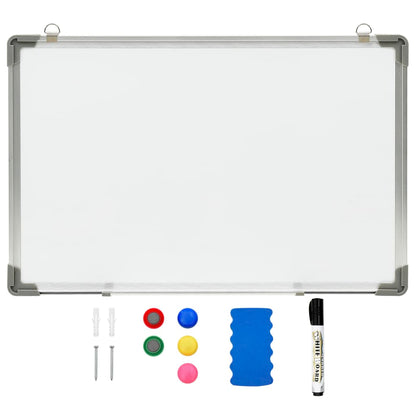 Whiteboard Magnetisch Staal Wit 60 x 40 cm