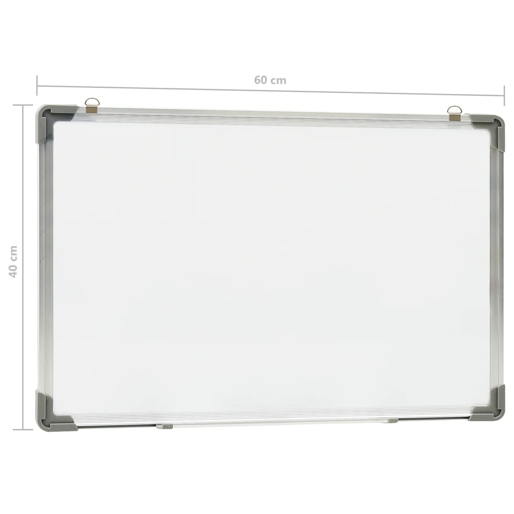 Whiteboard Magnetisch Staal Wit 60 x 40 cm
