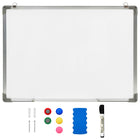 Whiteboard Magnetisch Staal Wit 90 x 60 cm