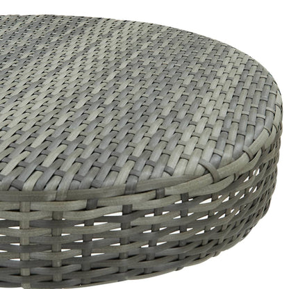 Tuintafel 60,5X06 Cm Poly Rattan 60.5 x 106 cm Grijs