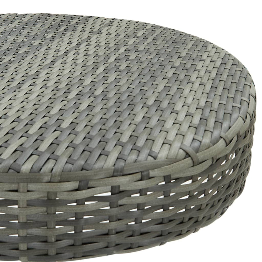 Tuintafel 60,5X06 Cm Poly Rattan 60.5 x 106 cm Grijs