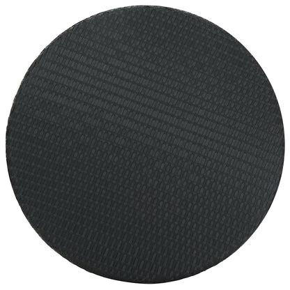 Tuintafel 75,5X06 Cm Poly Rattan 75.5 x 106 cm Zwart