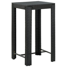 Tuinbartafel 60,5X60,5X110,5 Cm Poly Rattan 60.5 x 60.5 x 110.5 cm