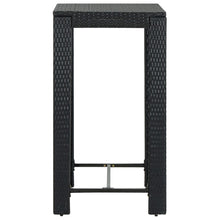 Tuinbartafel 60,5X60,5X110,5 Cm Poly Rattan 60.5 x 60.5 x 110.5 cm