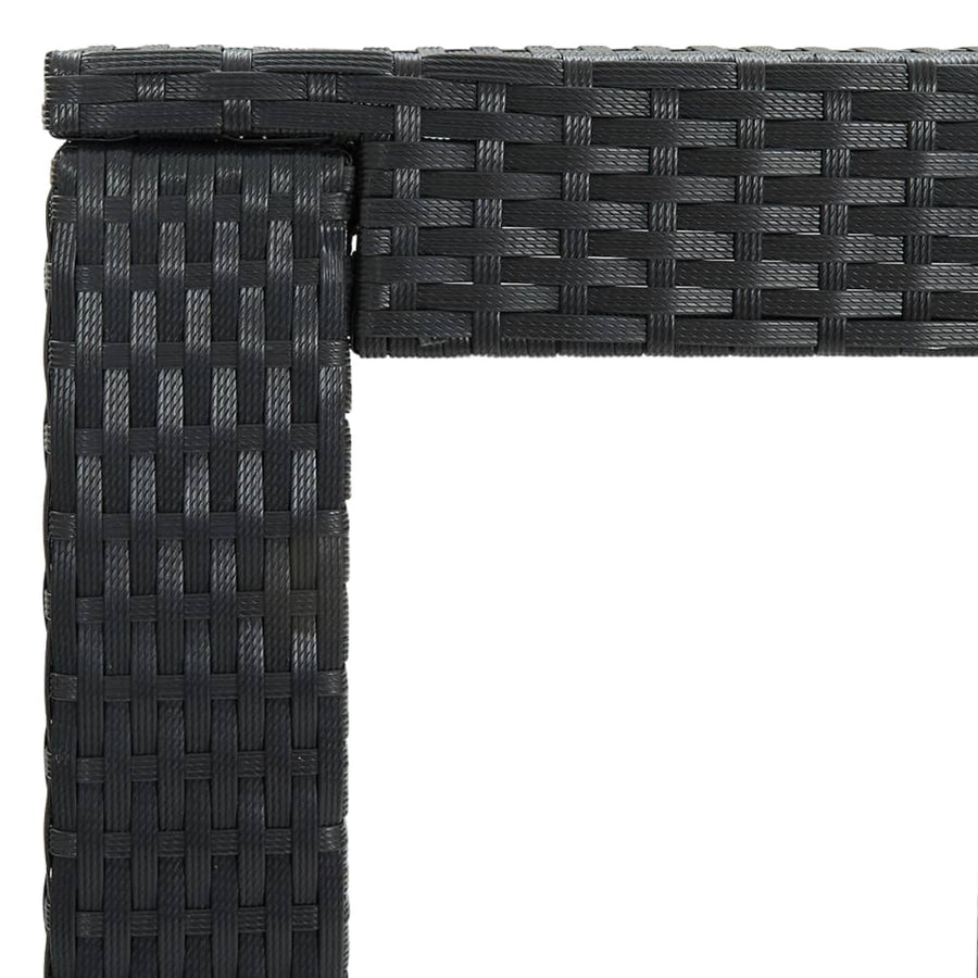 Tuinbartafel 60,5X60,5X110,5 Cm Poly Rattan 60.5 x 60.5 x 110.5 cm