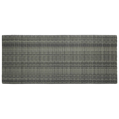 Tuinbartafel 40,5X60,5X0,5 Cm Poly Rattan 140.5 x 60.5 x 110.5 cm Grijs