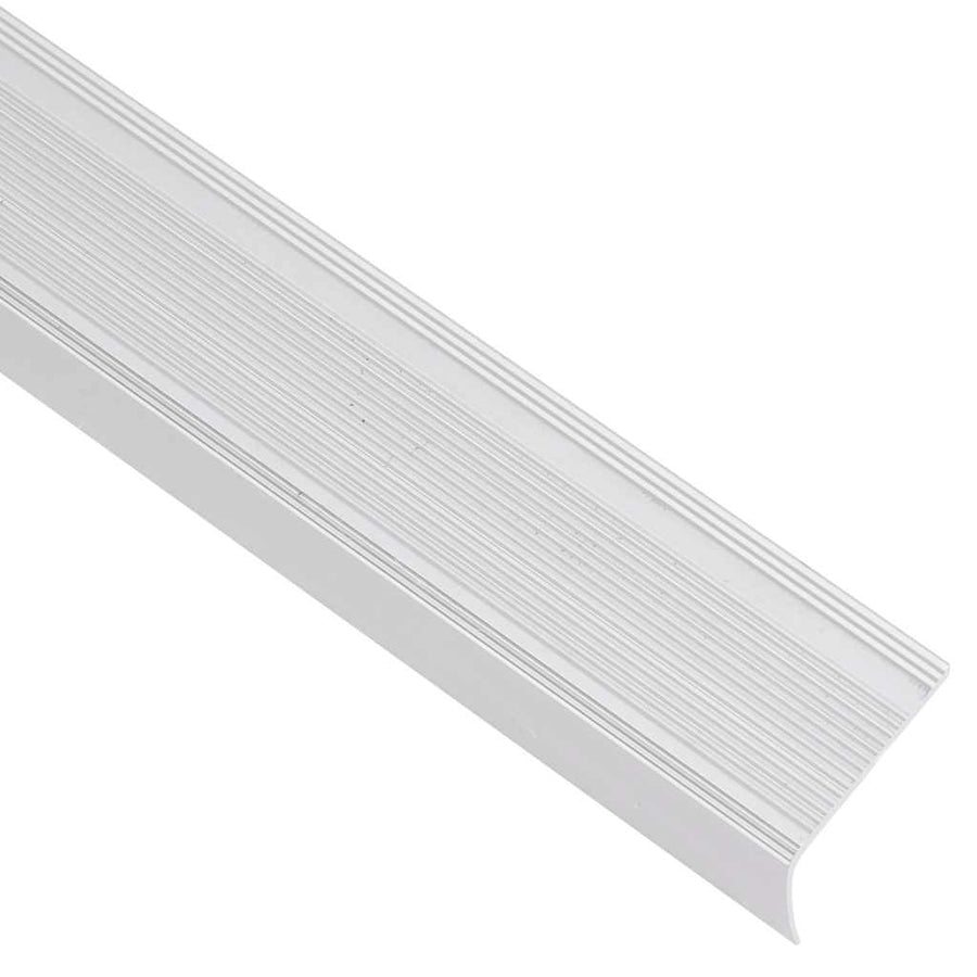 Trapneuzen L-vormig 15 st 90 cm aluminium zilverkleurig