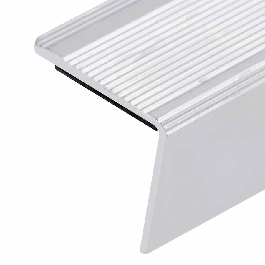 Trapneuzen L-vormig 15 st 90 cm aluminium zilverkleurig