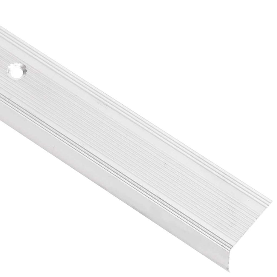 Trapneuzen L-Vormig 15 St 90 Cm Aluminium Kleurig Schroeven 90 cm (15 pcs) Zilver