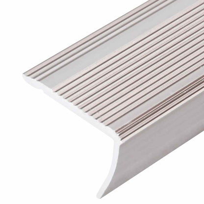Trapneuzen L-vormig 15 st 90 cm aluminium champagnekleurig