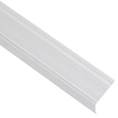 Trapneuzen L-vormig 5 st 100 cm aluminium zilverkleurig