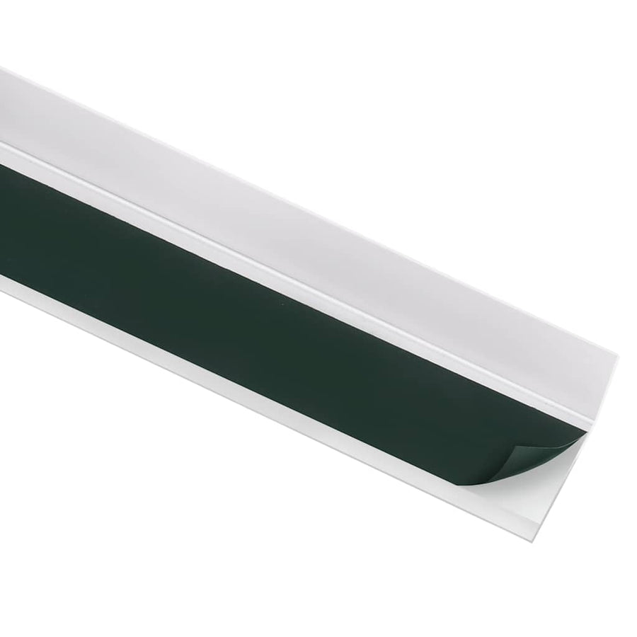 Trapneuzen L-vormig 5 st 100 cm aluminium zilverkleurig