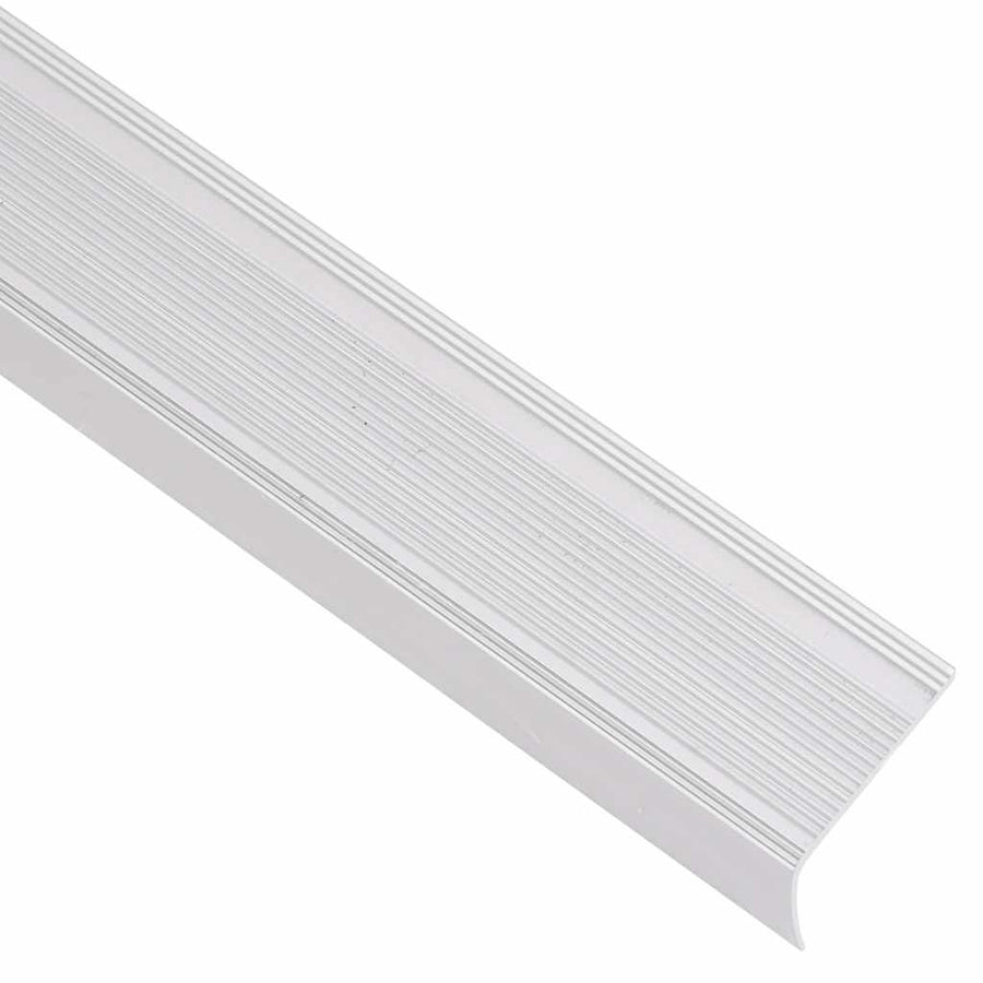 Trapneuzen L-vormig 15 st 100 cm aluminium zilverkleurig